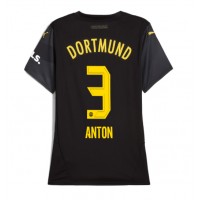 Borussia Dortmund Waldemar Anton #3 Replica Away Shirt Ladies 2024-25 Short Sleeve